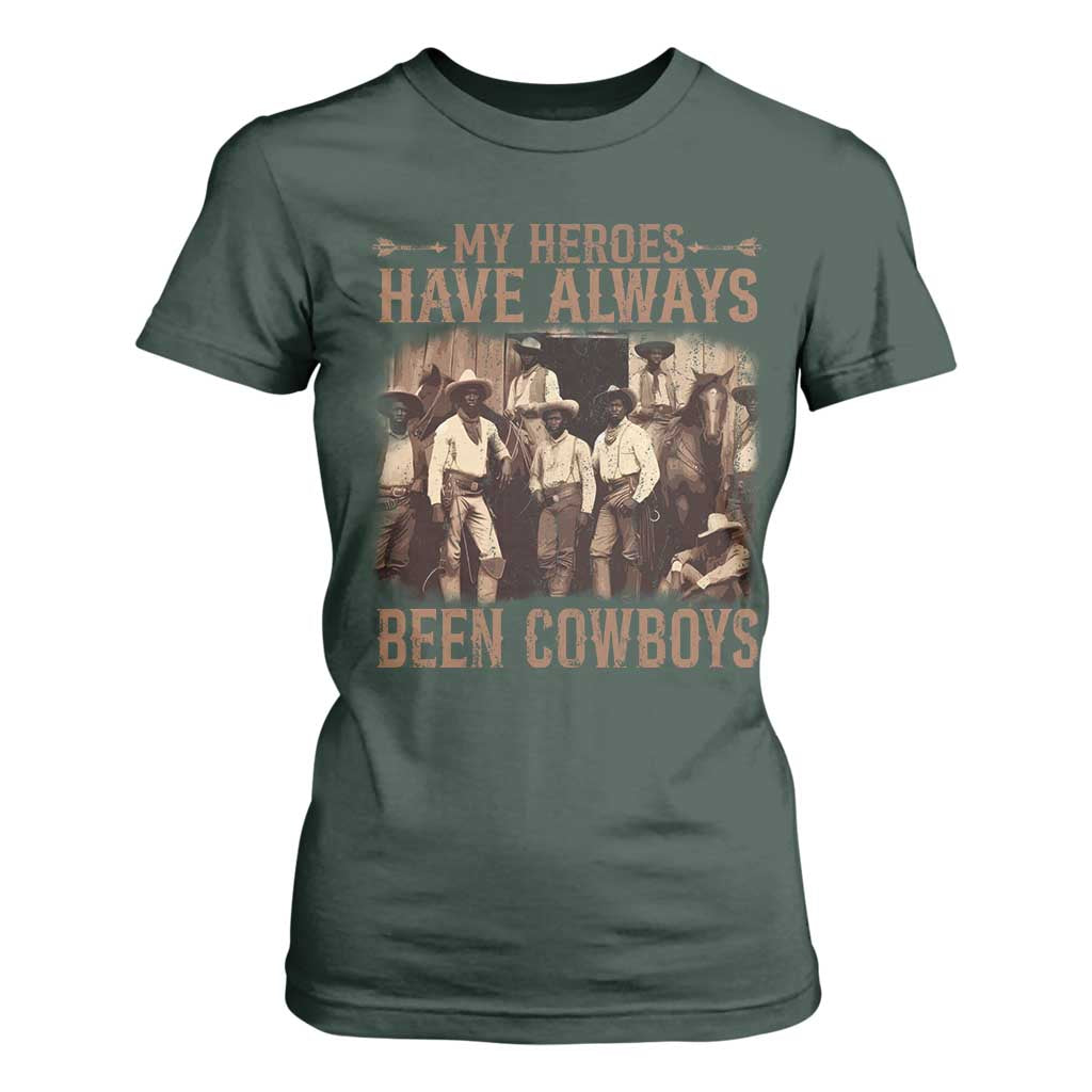Black Cowboys T Shirt For Women Western Rodeo Melanin Black History Texas Men