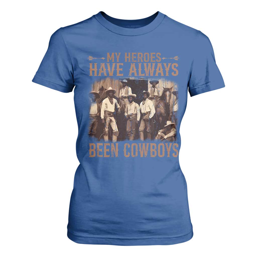 Black Cowboys T Shirt For Women Western Rodeo Melanin Black History Texas Men