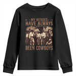 Black Cowboys Youth Sweatshirt Western Rodeo Melanin Black History Texas Men