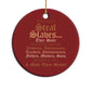 They Didn't Steal Slaves Black History Christmas Ornament Juneteenth Black Freedom - African Pride