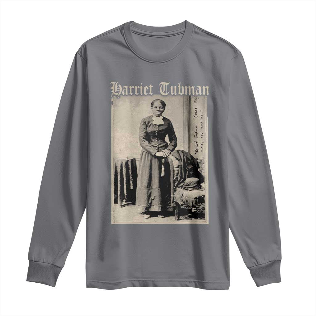 Harriet Tubman Long Sleeve Shirt Juneteenth Black History Freedom - African Pride