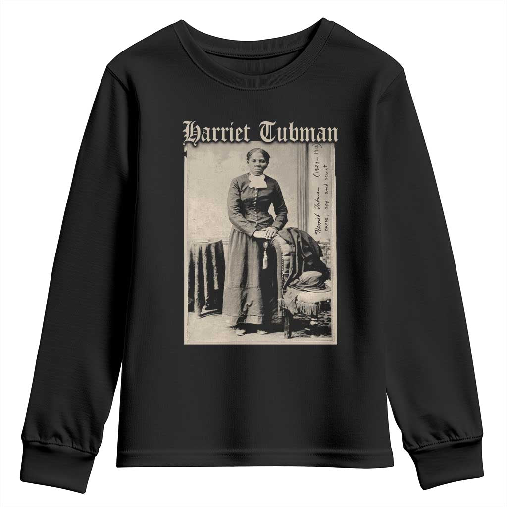 Harriet Tubman Youth Sweatshirt Juneteenth Black History Freedom - African Pride