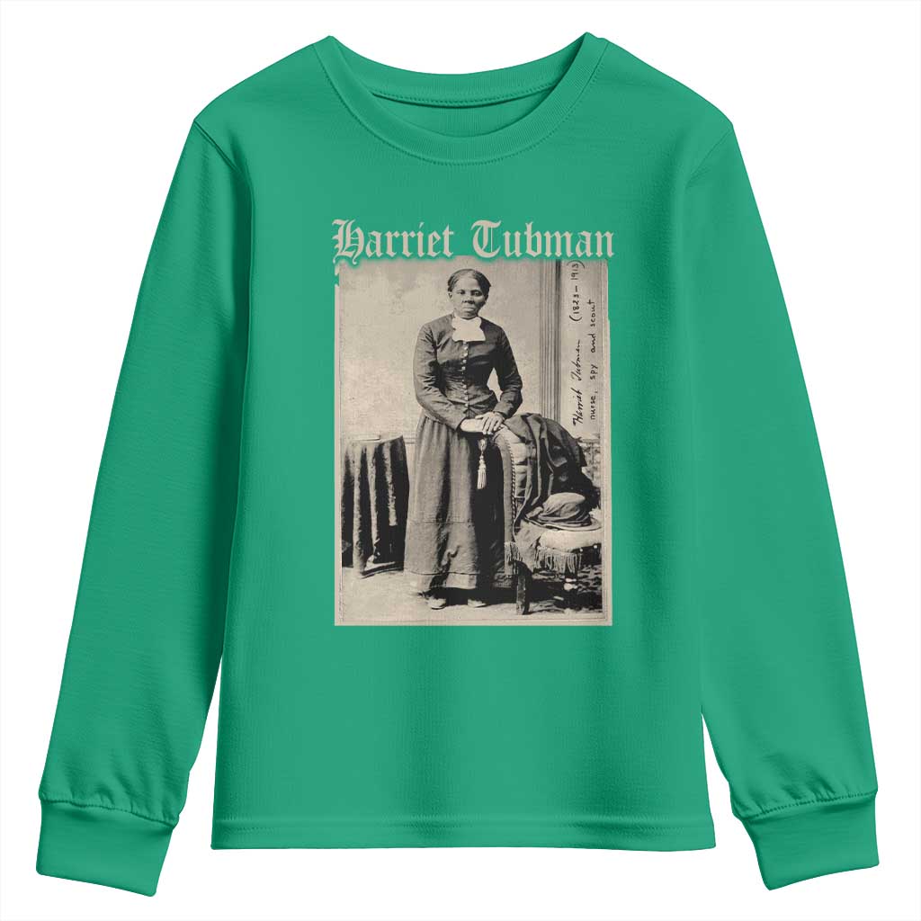 Harriet Tubman Youth Sweatshirt Juneteenth Black History Freedom - African Pride