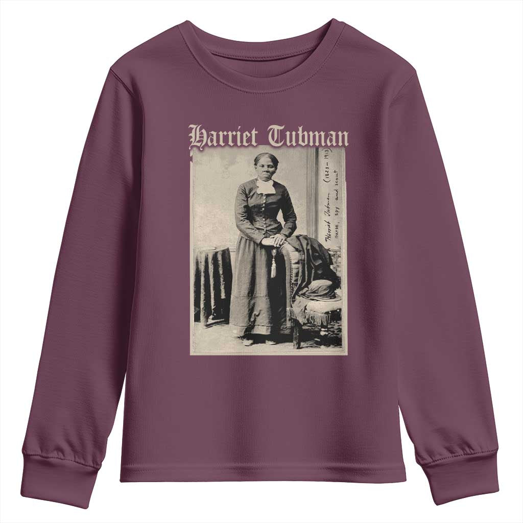 Harriet Tubman Youth Sweatshirt Juneteenth Black History Freedom - African Pride