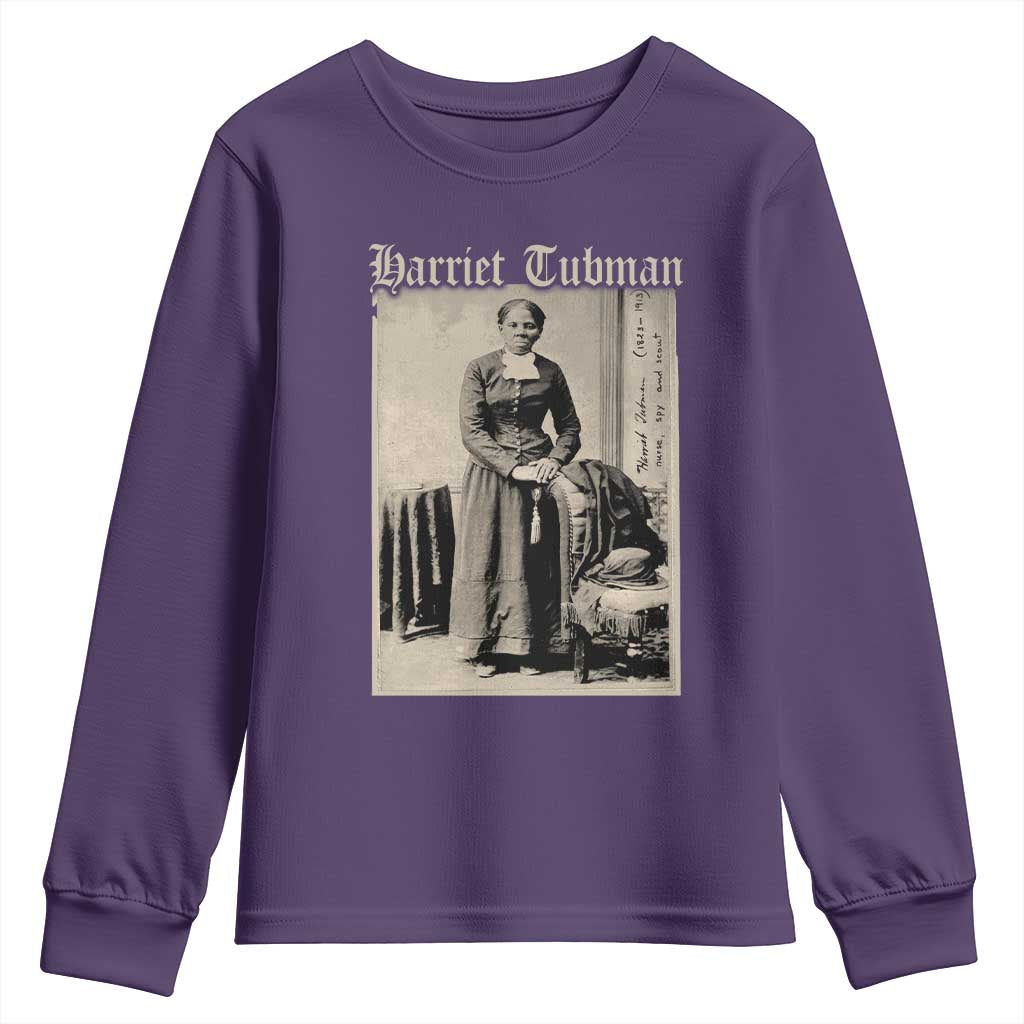 Harriet Tubman Youth Sweatshirt Juneteenth Black History Freedom - African Pride