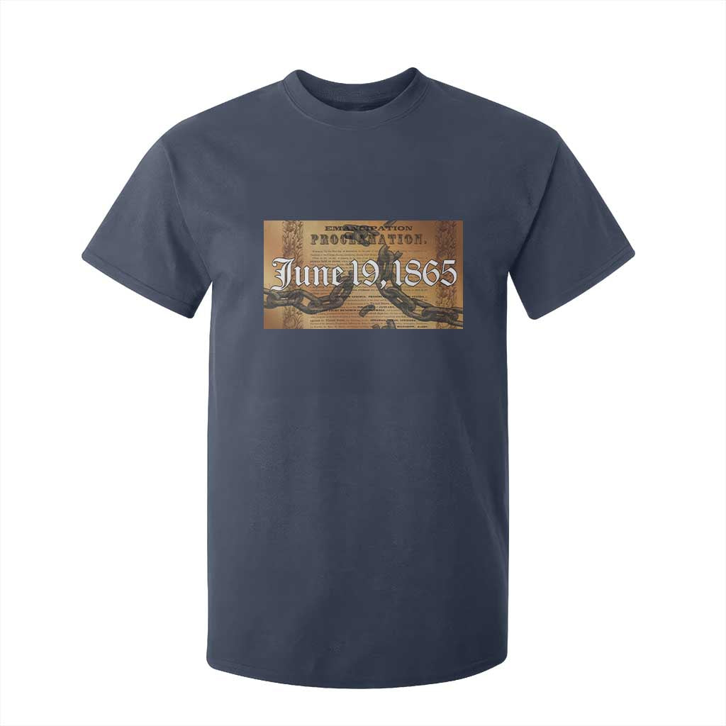 Juneteenth Emancipation Proclamation End of Slavery T Shirt For Kid Black Freedom History