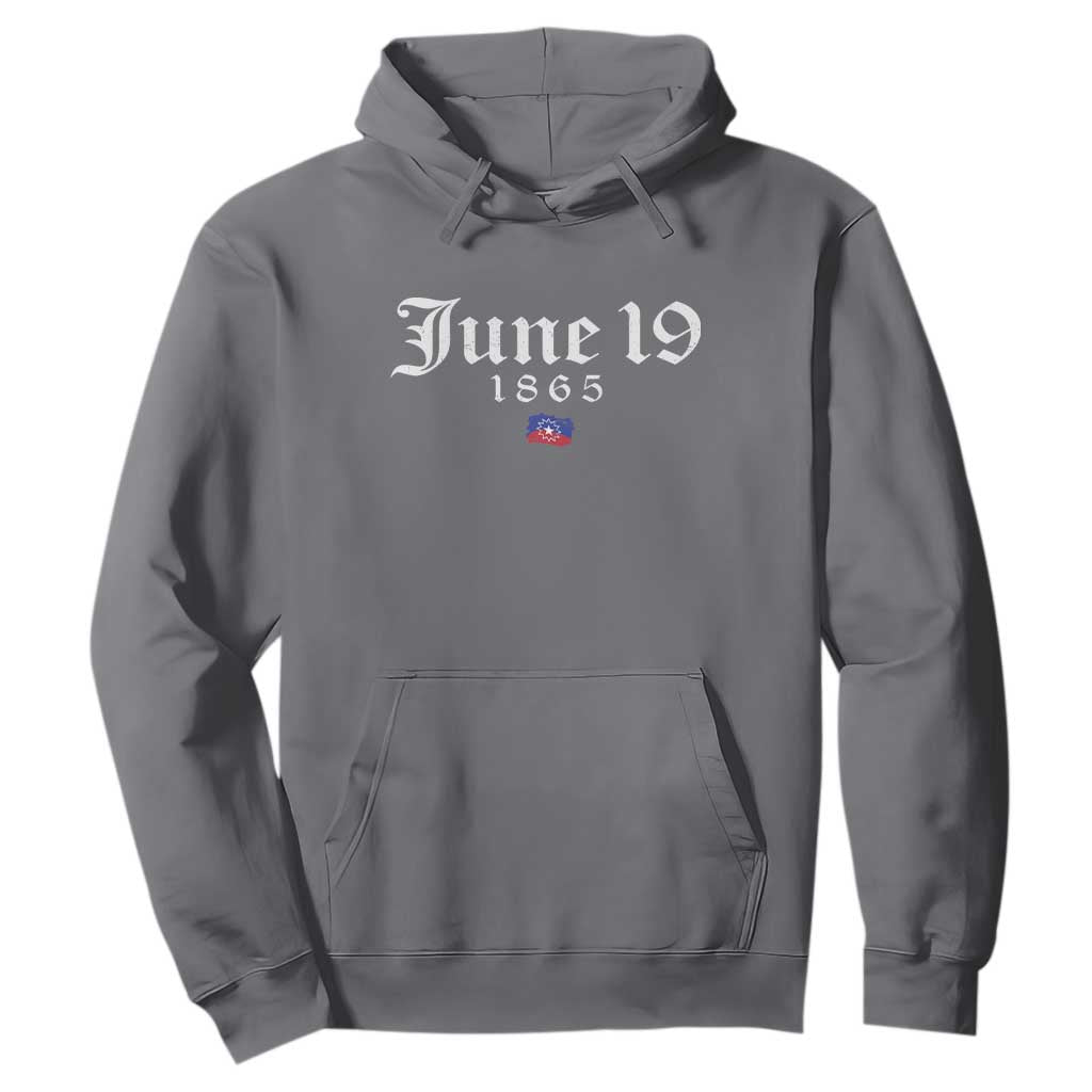 June 19 1865 Juneteenth Flag Hoodie Celebrating Black Freedom History