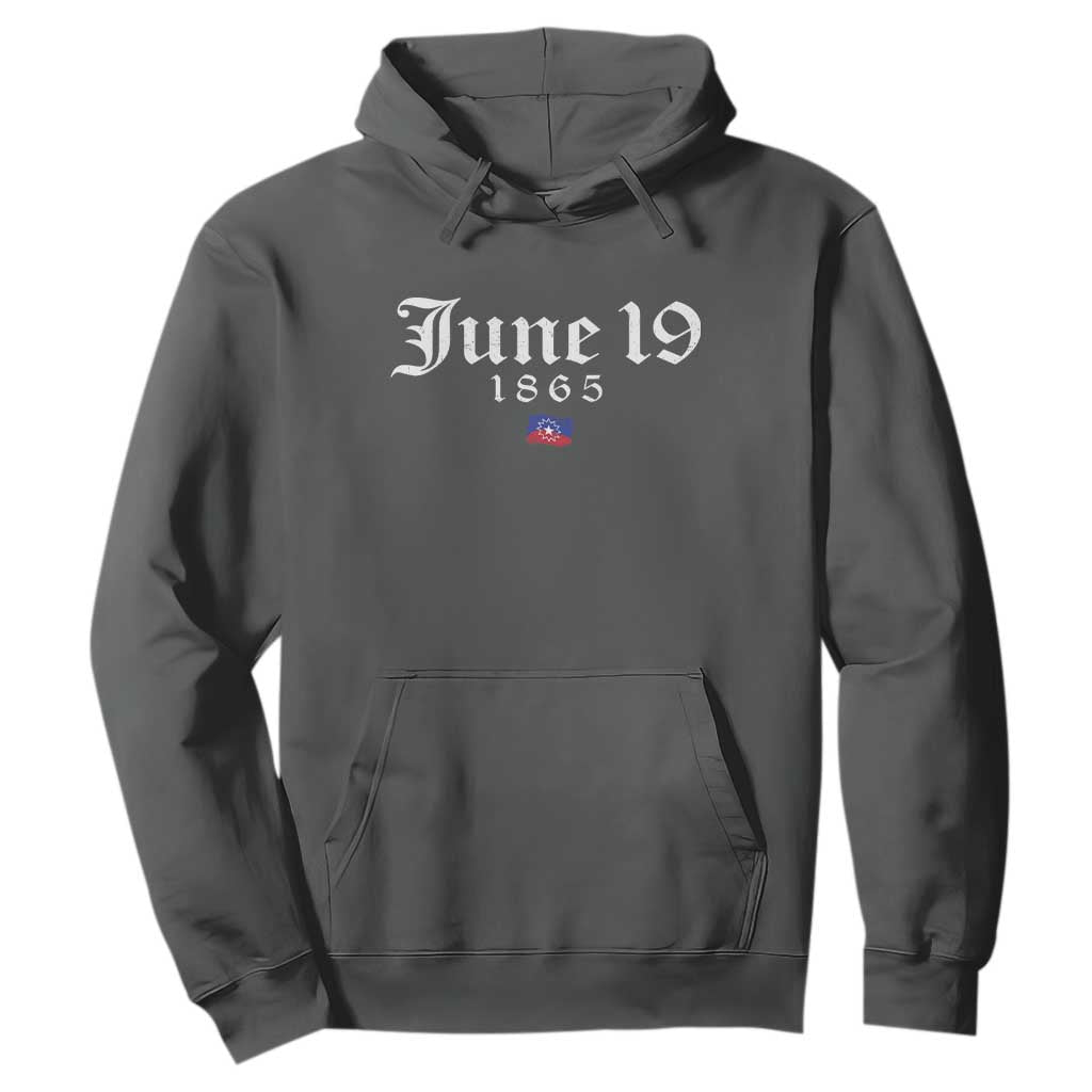 June 19 1865 Juneteenth Flag Hoodie Celebrating Black Freedom History