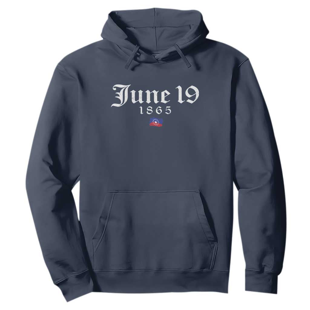June 19 1865 Juneteenth Flag Hoodie Celebrating Black Freedom History