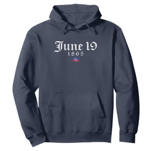 June 19 1865 Juneteenth Flag Hoodie Celebrating Black Freedom History