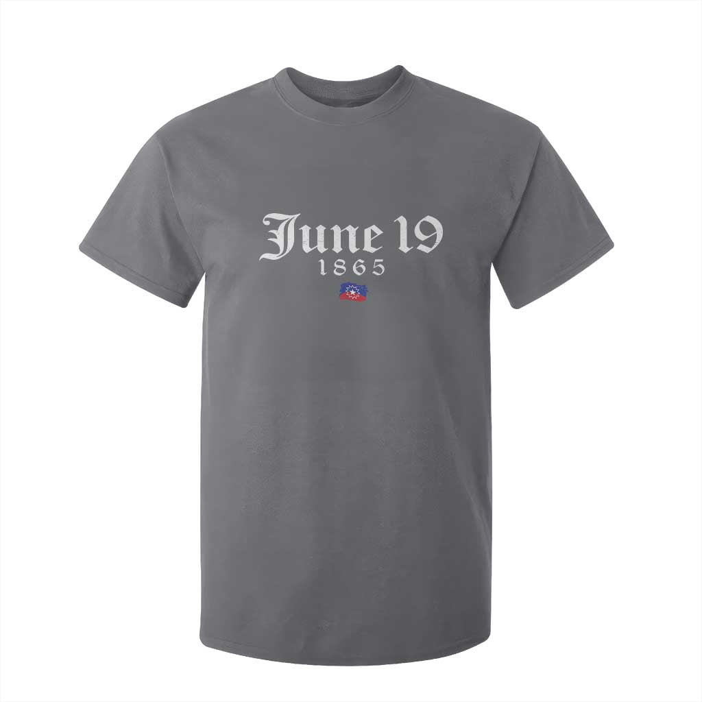 June 19 1865 Juneteenth Flag T Shirt For Kid Celebrating Black Freedom History