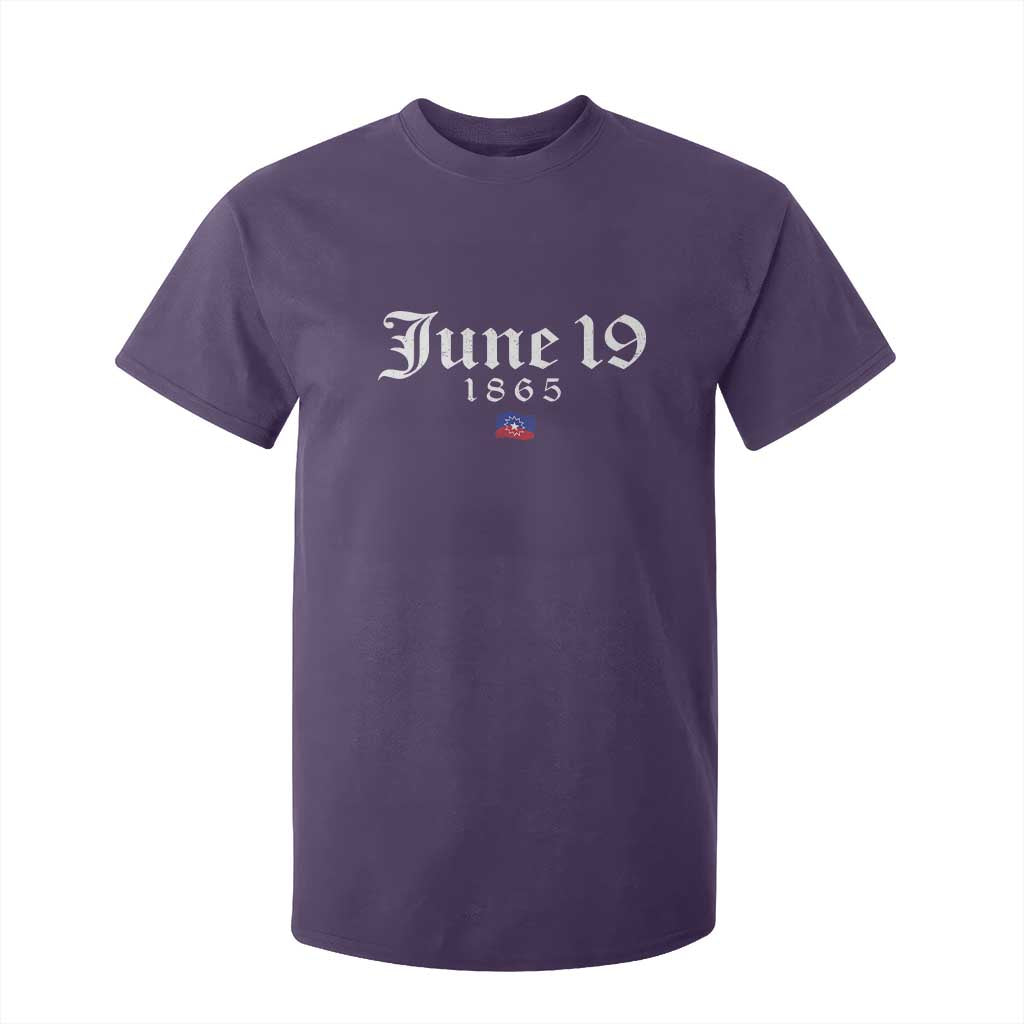 June 19 1865 Juneteenth Flag T Shirt For Kid Celebrating Black Freedom History