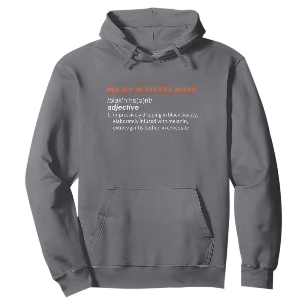Blacknificient Definition Hoodie Black History African Roots African American