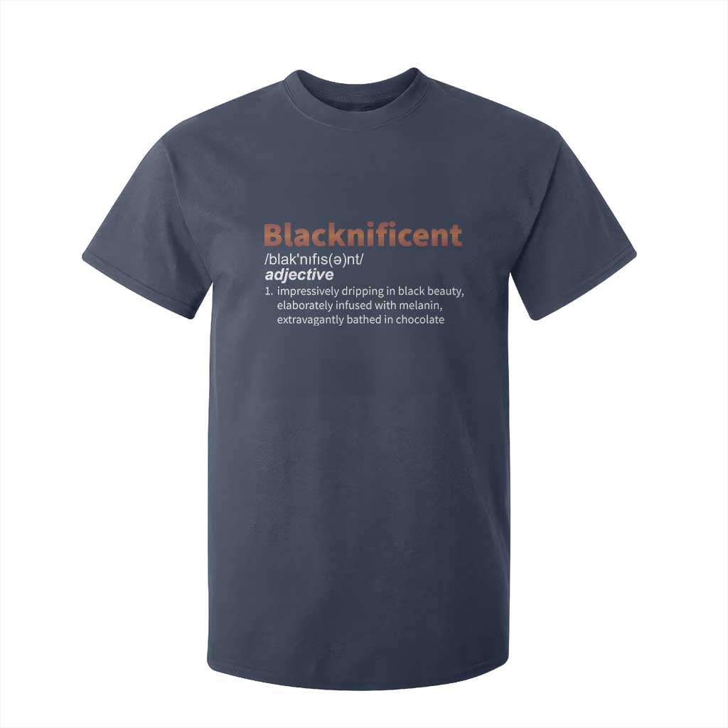 Blacknificient Definition T Shirt For Kid Black History African Roots African American