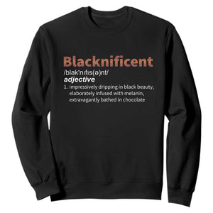 Blacknificient Definition Sweatshirt Black History African Roots African American