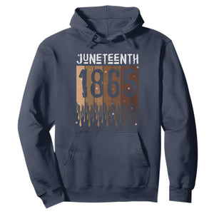 Juneteenth 1865 Hoodie June 19th Celebrating Black Freedom Melanin