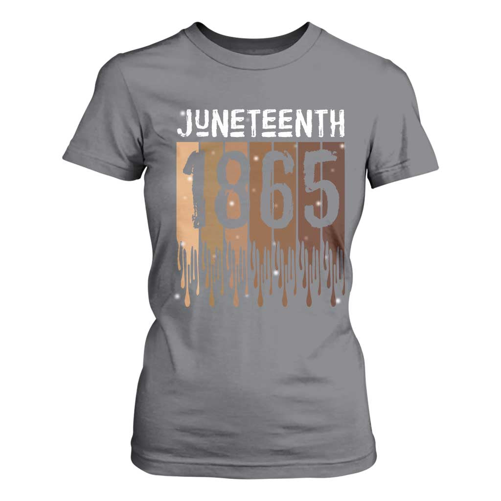 Juneteenth 1865 T Shirt For Women June 19th Celebrating Black Freedom Melanin