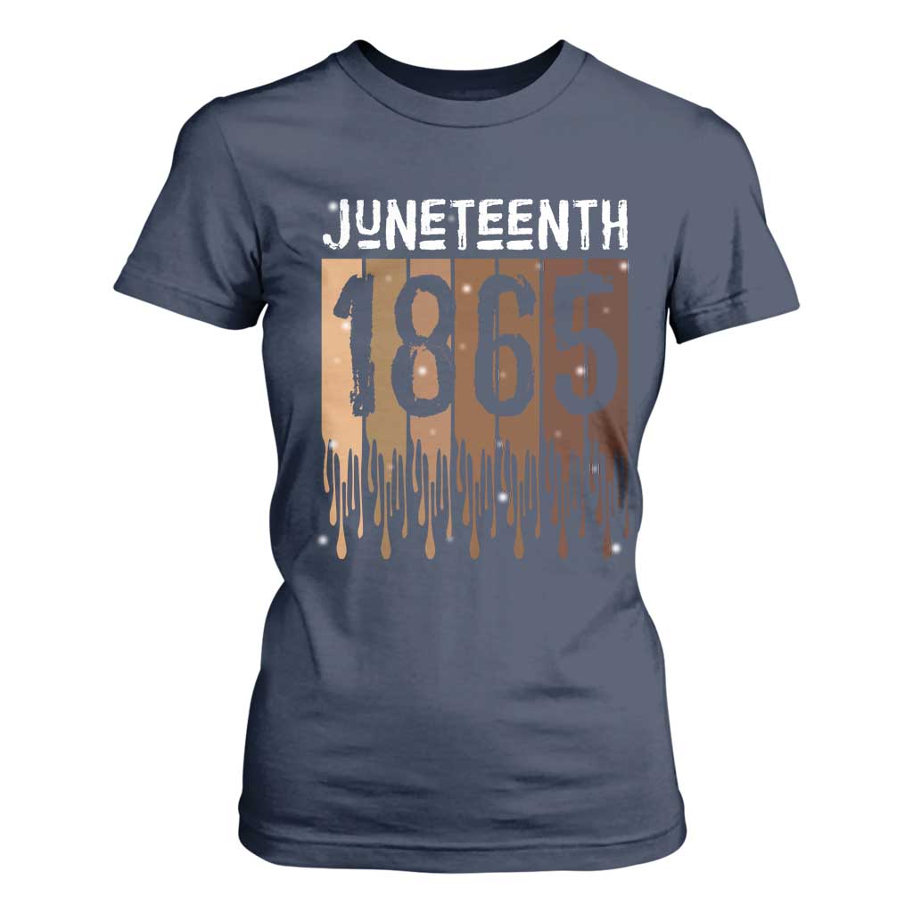 Juneteenth 1865 T Shirt For Women June 19th Celebrating Black Freedom Melanin