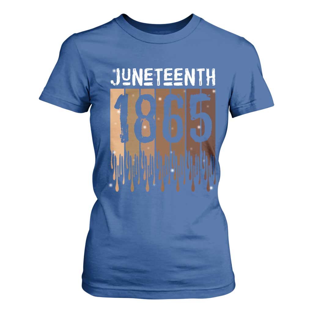 Juneteenth 1865 T Shirt For Women June 19th Celebrating Black Freedom Melanin