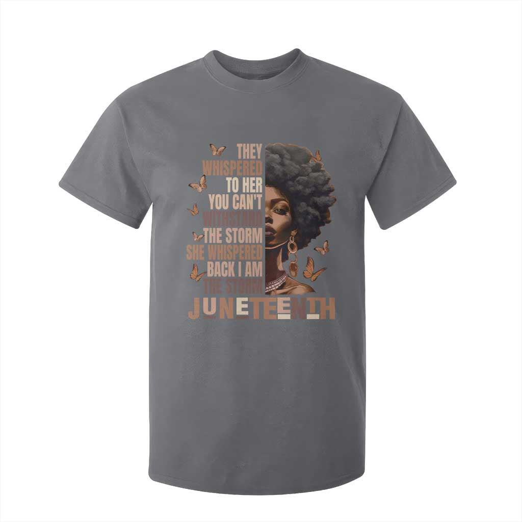 I'm The Storm Black Women T Shirt For Kid Juneteenth Black History Melanin