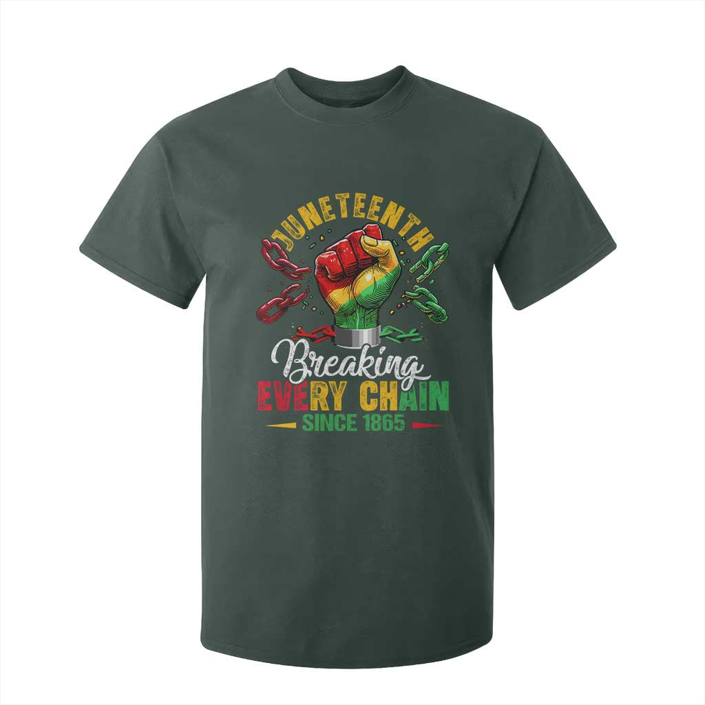 Breaking Every Chain Since 1865 Juneteenth T Shirt For Kid Celebrating Black Freedom