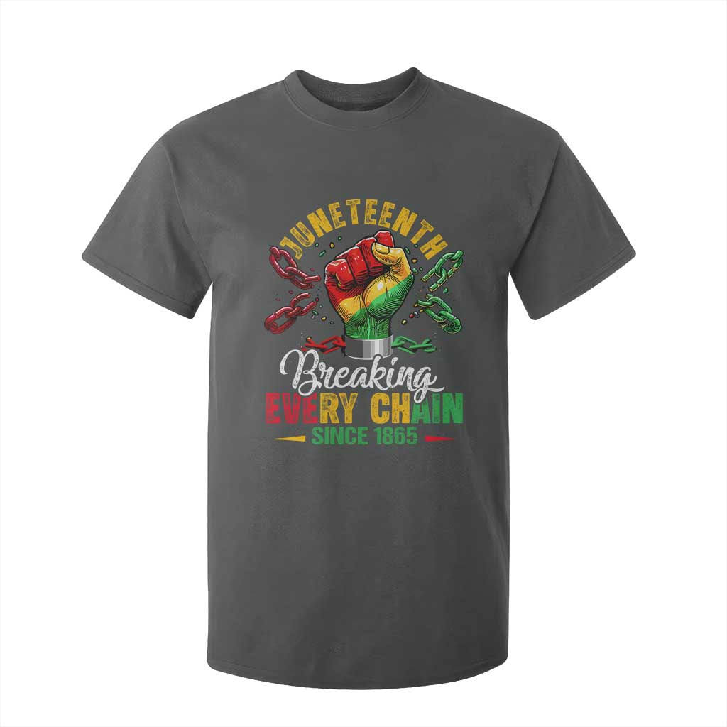 Breaking Every Chain Since 1865 Juneteenth T Shirt For Kid Celebrating Black Freedom