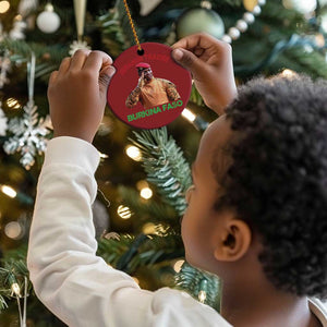 Burkina Faso Ibrahim Traoré Thomas Sankara Christmas Ornament - African Pride