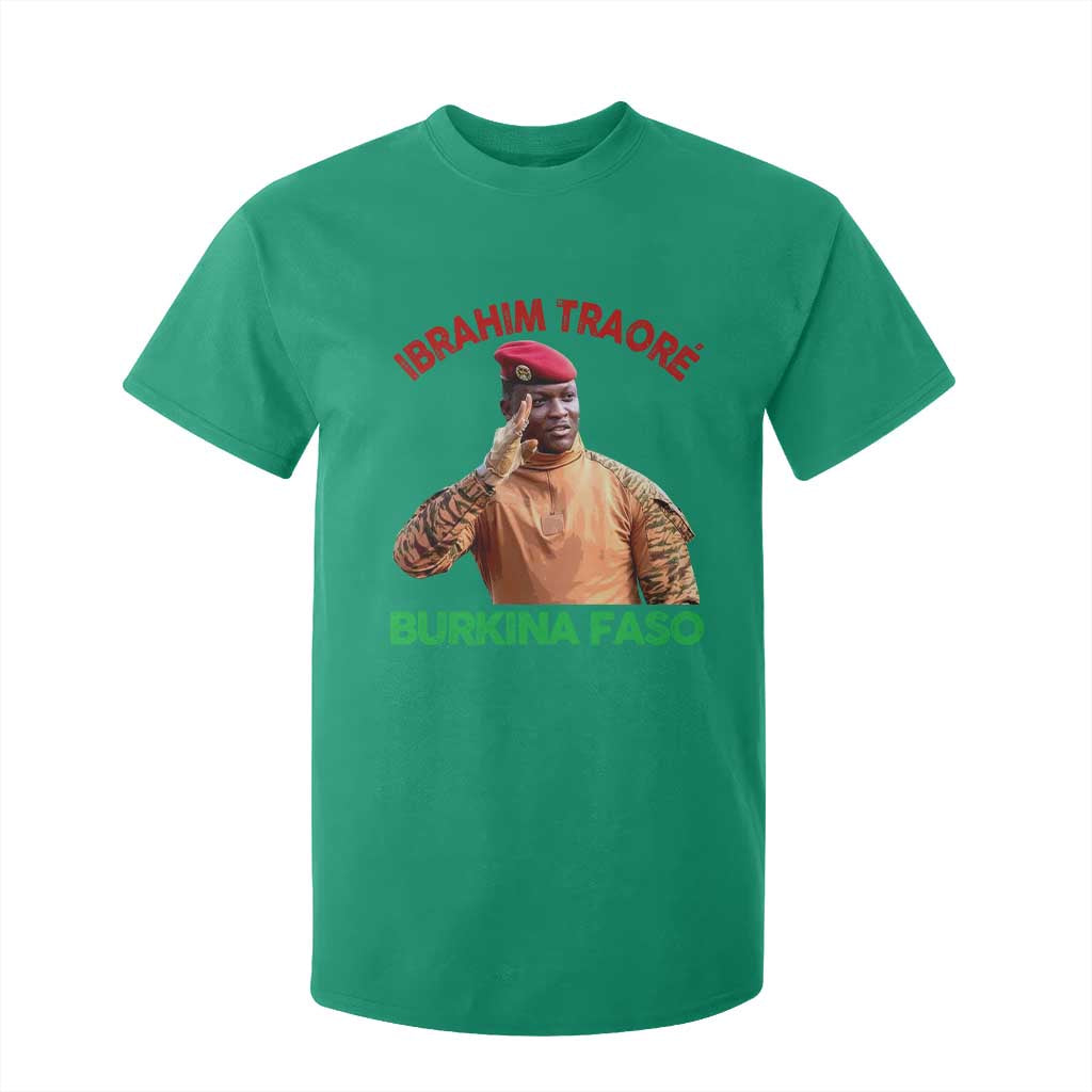 Burkina Faso Ibrahim Traoré Thomas Sankara T Shirt For Kid - African Pride
