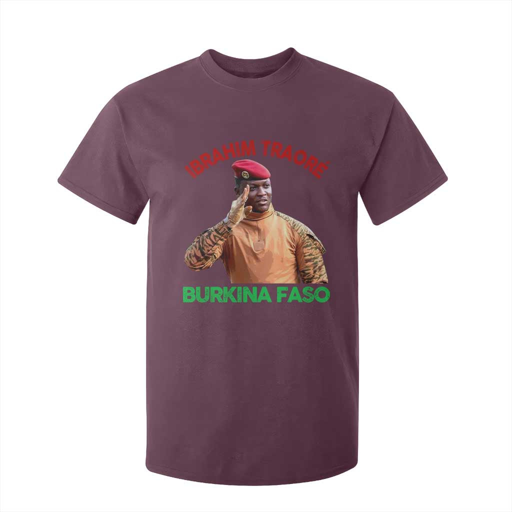 Burkina Faso Ibrahim Traoré Thomas Sankara T Shirt For Kid - African Pride