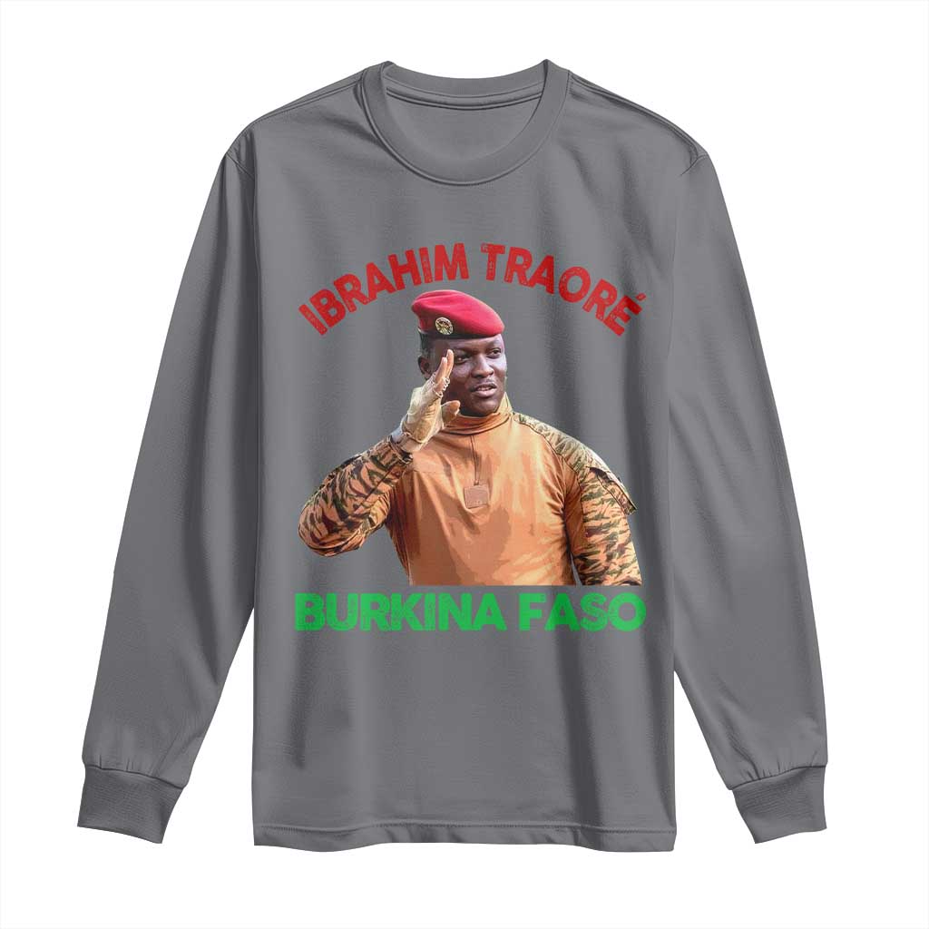 Burkina Faso Ibrahim Traoré Thomas Sankara Long Sleeve Shirt - African Pride