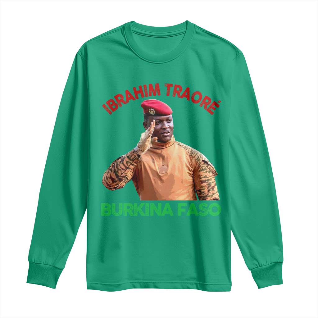 Burkina Faso Ibrahim Traoré Thomas Sankara Long Sleeve Shirt - African Pride