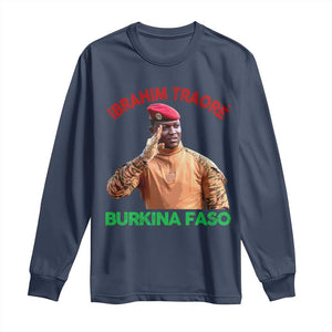 Burkina Faso Ibrahim Traoré Thomas Sankara Long Sleeve Shirt - African Pride
