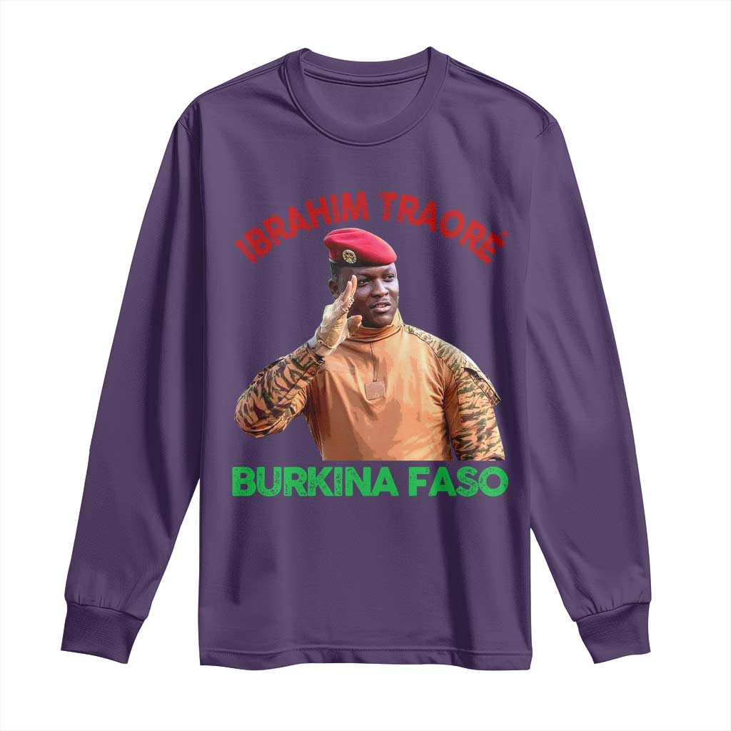 Burkina Faso Ibrahim Traoré Thomas Sankara Long Sleeve Shirt - African Pride