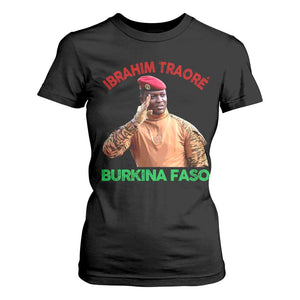 Burkina Faso Ibrahim Traoré Thomas Sankara T Shirt For Women - African Pride