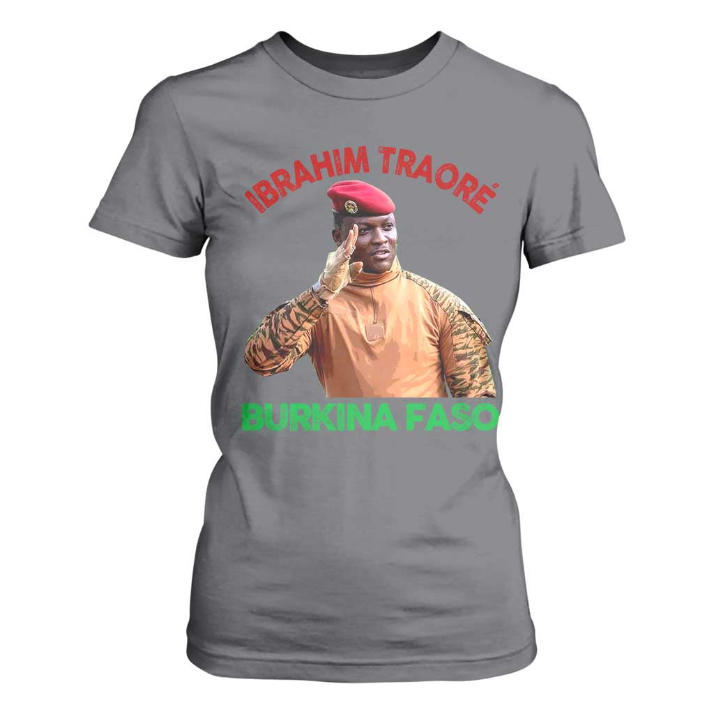 Burkina Faso Ibrahim Traoré Thomas Sankara T Shirt For Women - African Pride