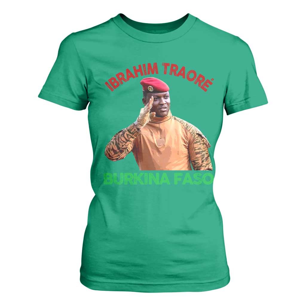 Burkina Faso Ibrahim Traoré Thomas Sankara T Shirt For Women - African Pride