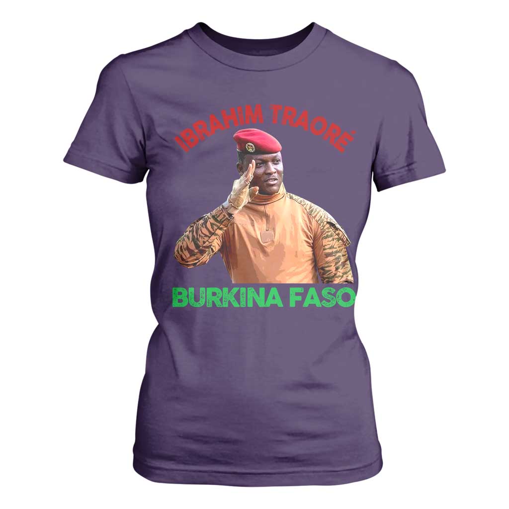 Burkina Faso Ibrahim Traoré Thomas Sankara T Shirt For Women - African Pride