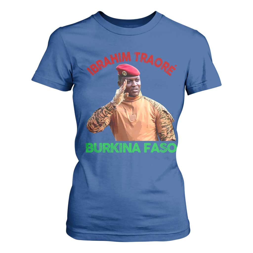 Burkina Faso Ibrahim Traoré Thomas Sankara T Shirt For Women - African Pride