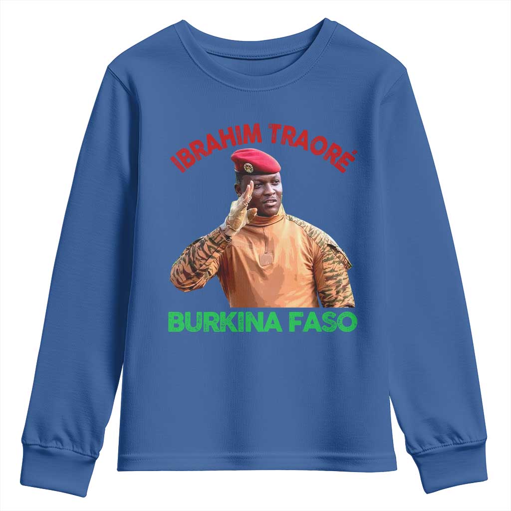 Burkina Faso Ibrahim Traoré Thomas Sankara Youth Sweatshirt - African Pride