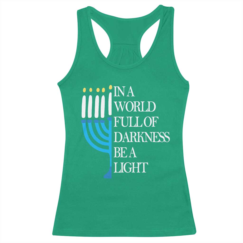 Happy Hanukkah Racerback Tank Top Jewish Video Game Gamer Hanukkah Chanukah - African Pride