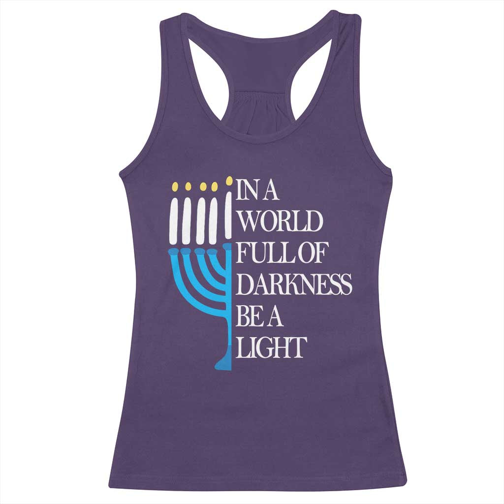 Happy Hanukkah Racerback Tank Top Jewish Video Game Gamer Hanukkah Chanukah - African Pride