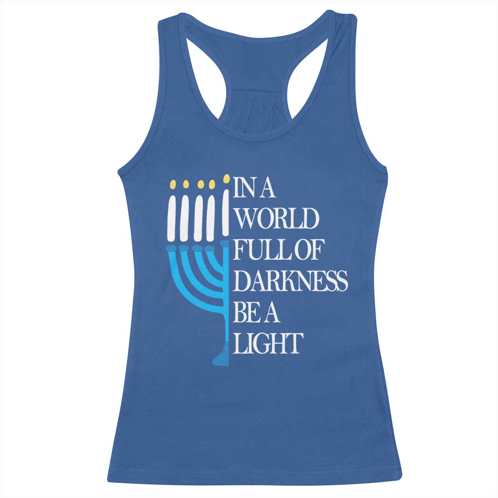 Happy Hanukkah Racerback Tank Top Jewish Video Game Gamer Hanukkah Chanukah - African Pride