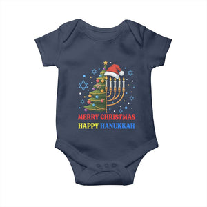 Merry Chrismukkah Happy Christmas Hanukkah Baby Onesie - African Pride