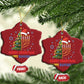 Merry Chrismukkah Happy Christmas Hanukkah Christmas Ornament - African Pride