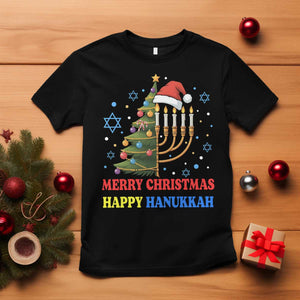 Merry Chrismukkah Happy Christmas Hanukkah T Shirt - African Pride