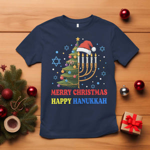 Merry Chrismukkah Happy Christmas Hanukkah T Shirt - African Pride