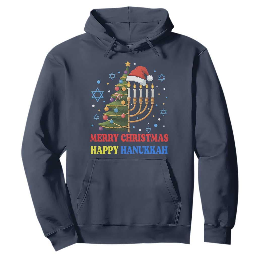 Merry Chrismukkah Happy Christmas Hanukkah Hoodie - African Pride