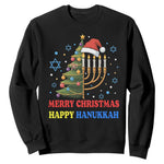 Merry Chrismukkah Happy Christmas Hanukkah Sweatshirt - African Pride