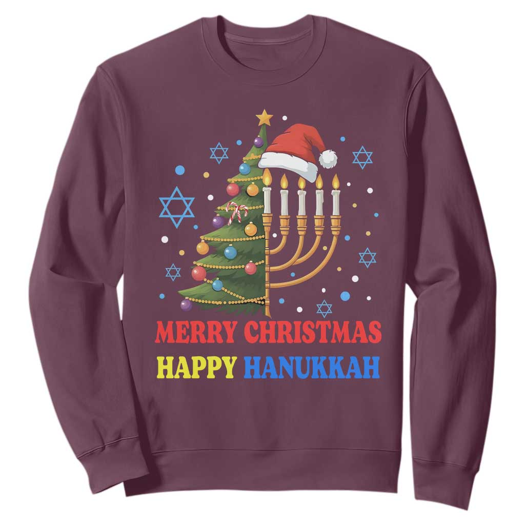 Merry Chrismukkah Happy Christmas Hanukkah Sweatshirt - African Pride