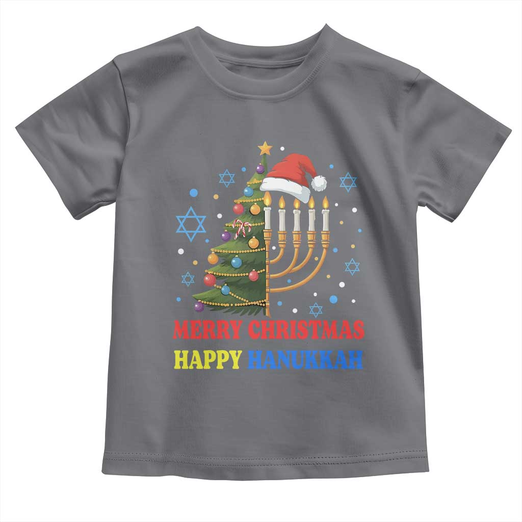 Merry Chrismukkah Happy Christmas Hanukkah Toddler T Shirt - African Pride